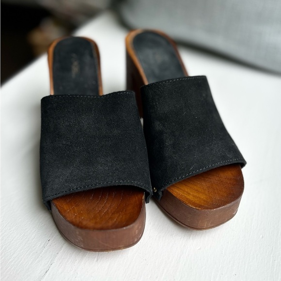 Axel Salto Black and Brown Studded Mules - Picture 5 of 8